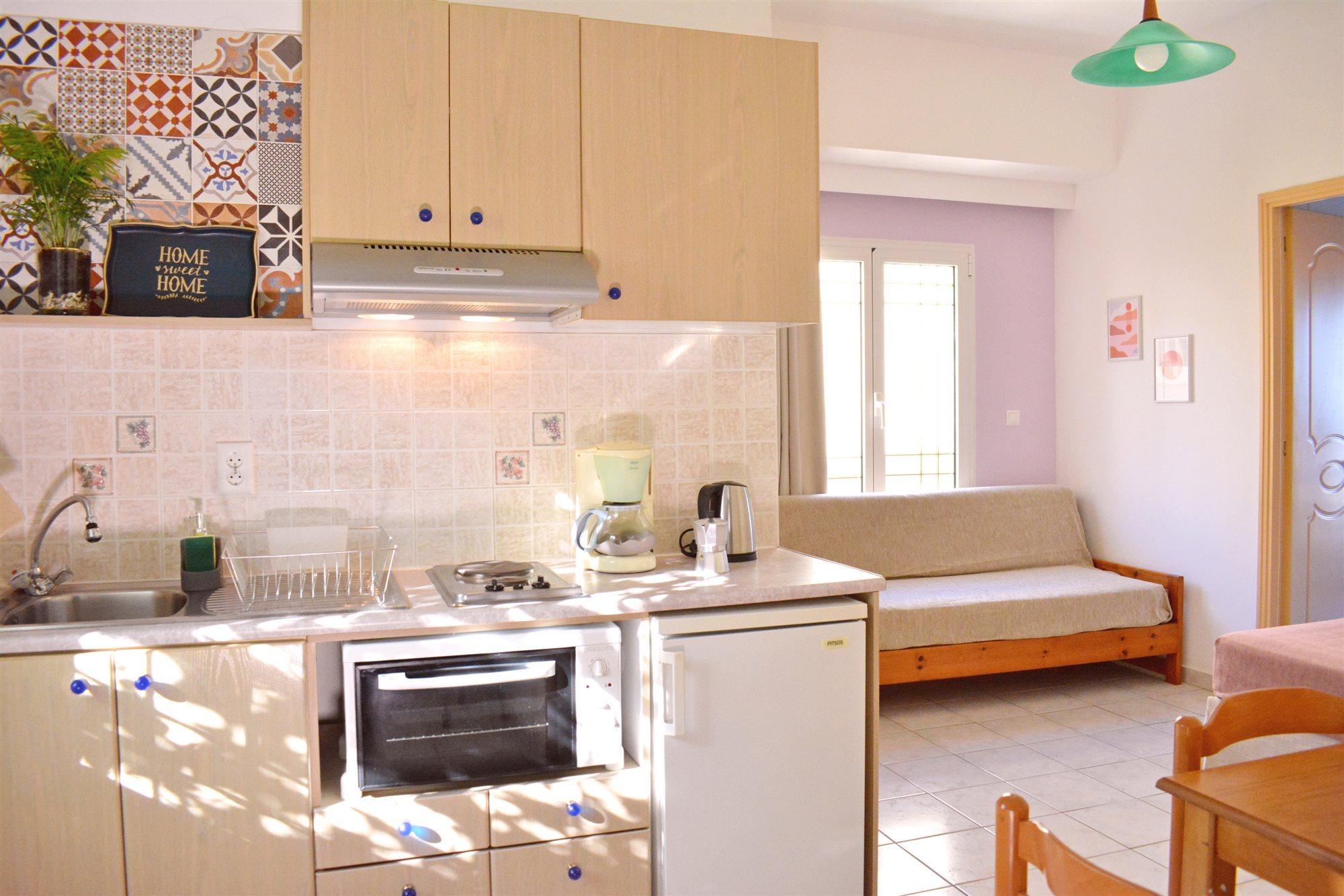 Melina'S House Aparthotel Stalos Bagian luar foto