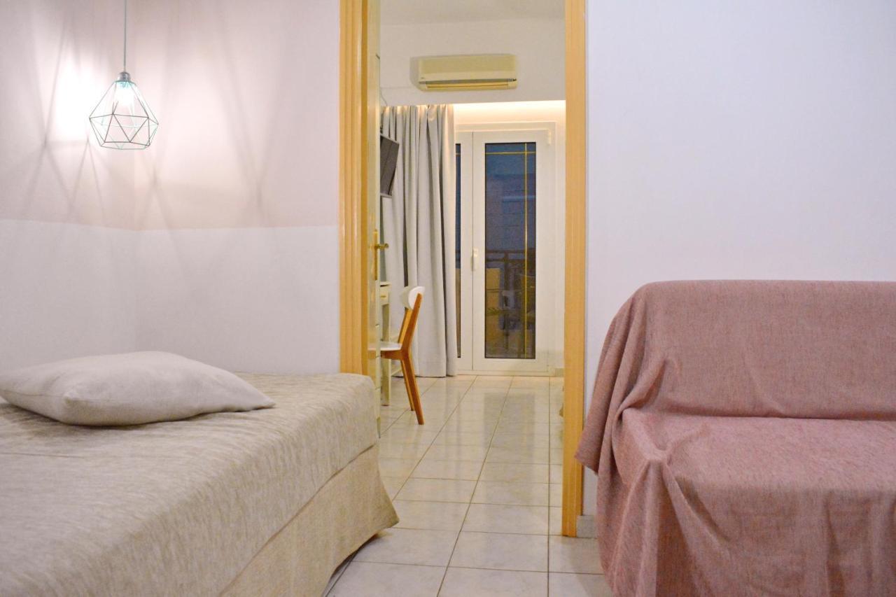 Melina'S House Aparthotel Stalos Bagian luar foto
