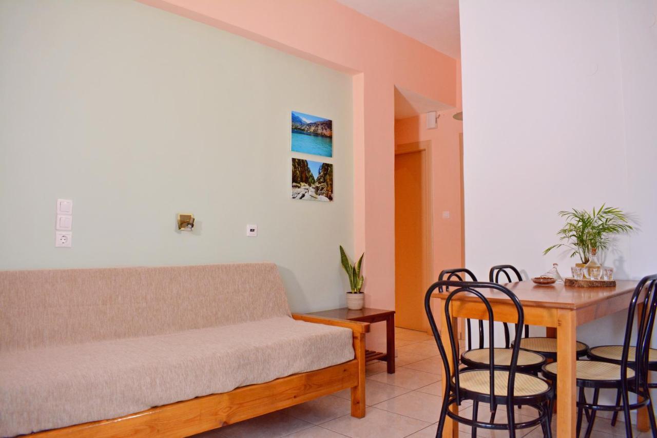 Melina'S House Aparthotel Stalos Bagian luar foto