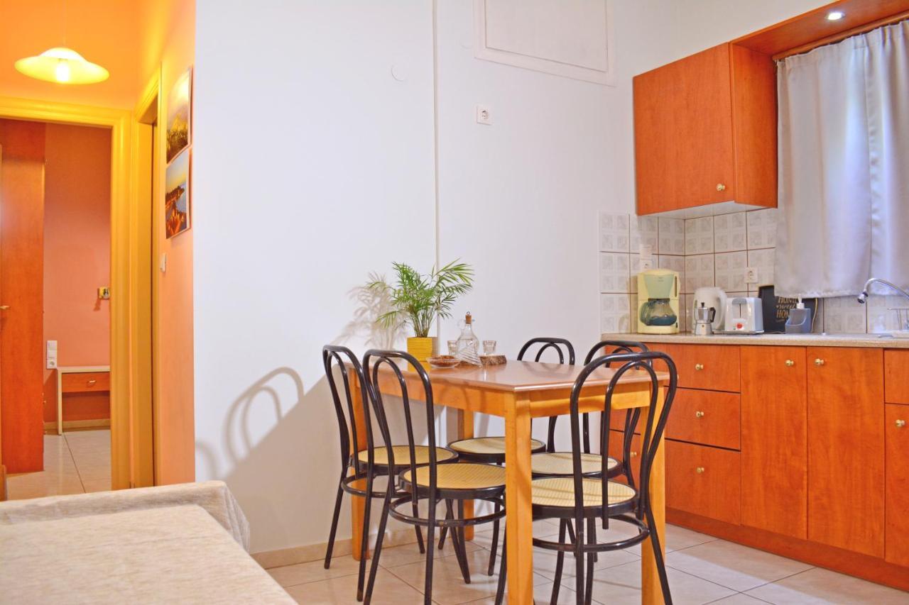 Melina'S House Aparthotel Stalos Bagian luar foto