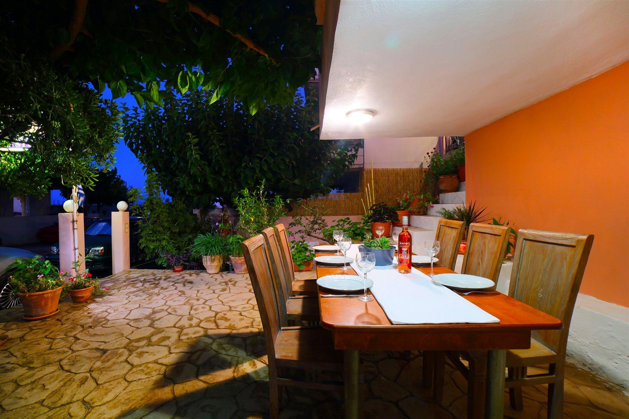 Melina'S House Aparthotel Stalos Bagian luar foto