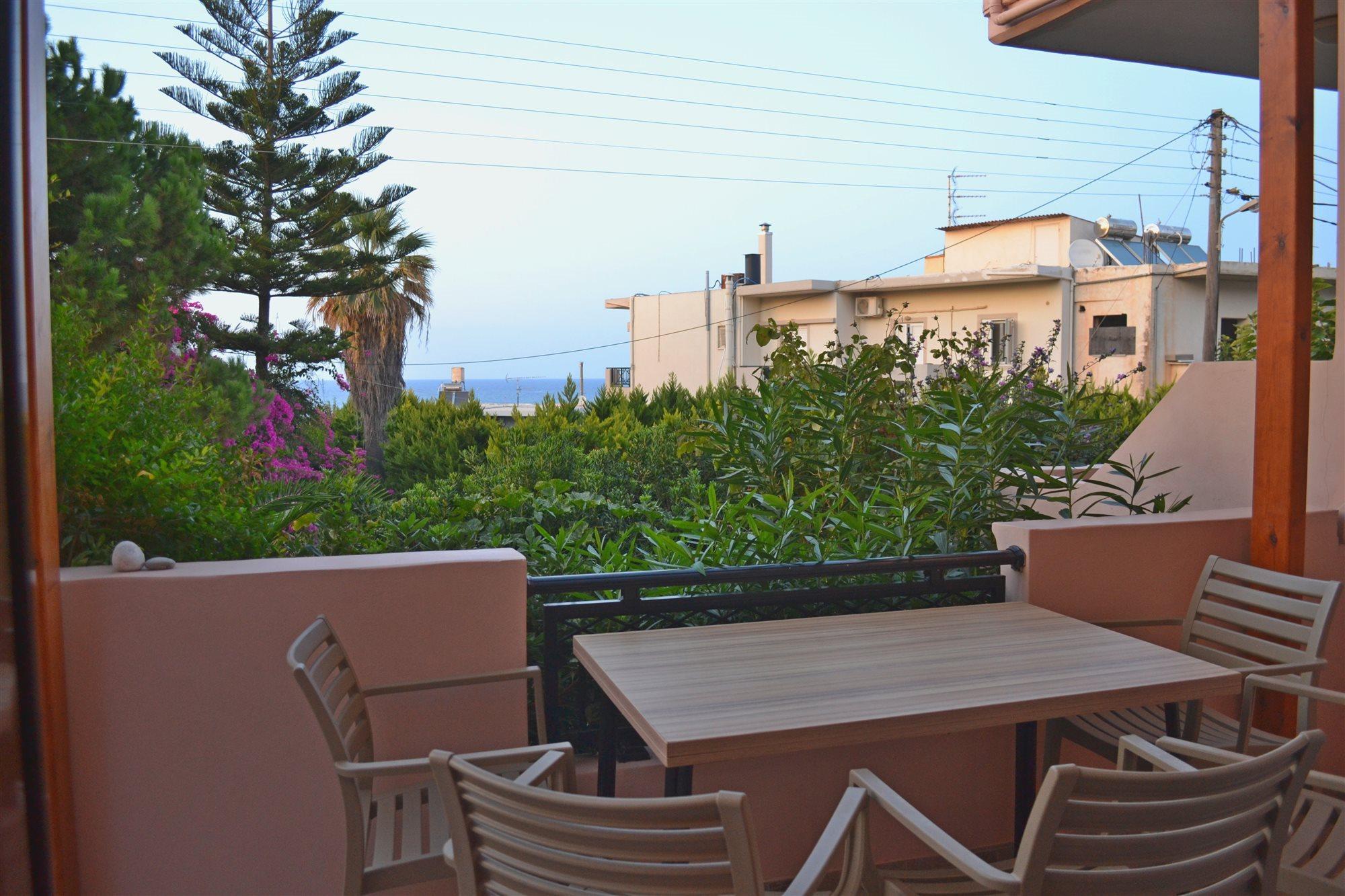 Melina'S House Aparthotel Stalos Bagian luar foto