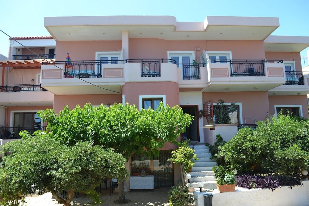 Melina'S House Aparthotel Stalos Bagian luar foto