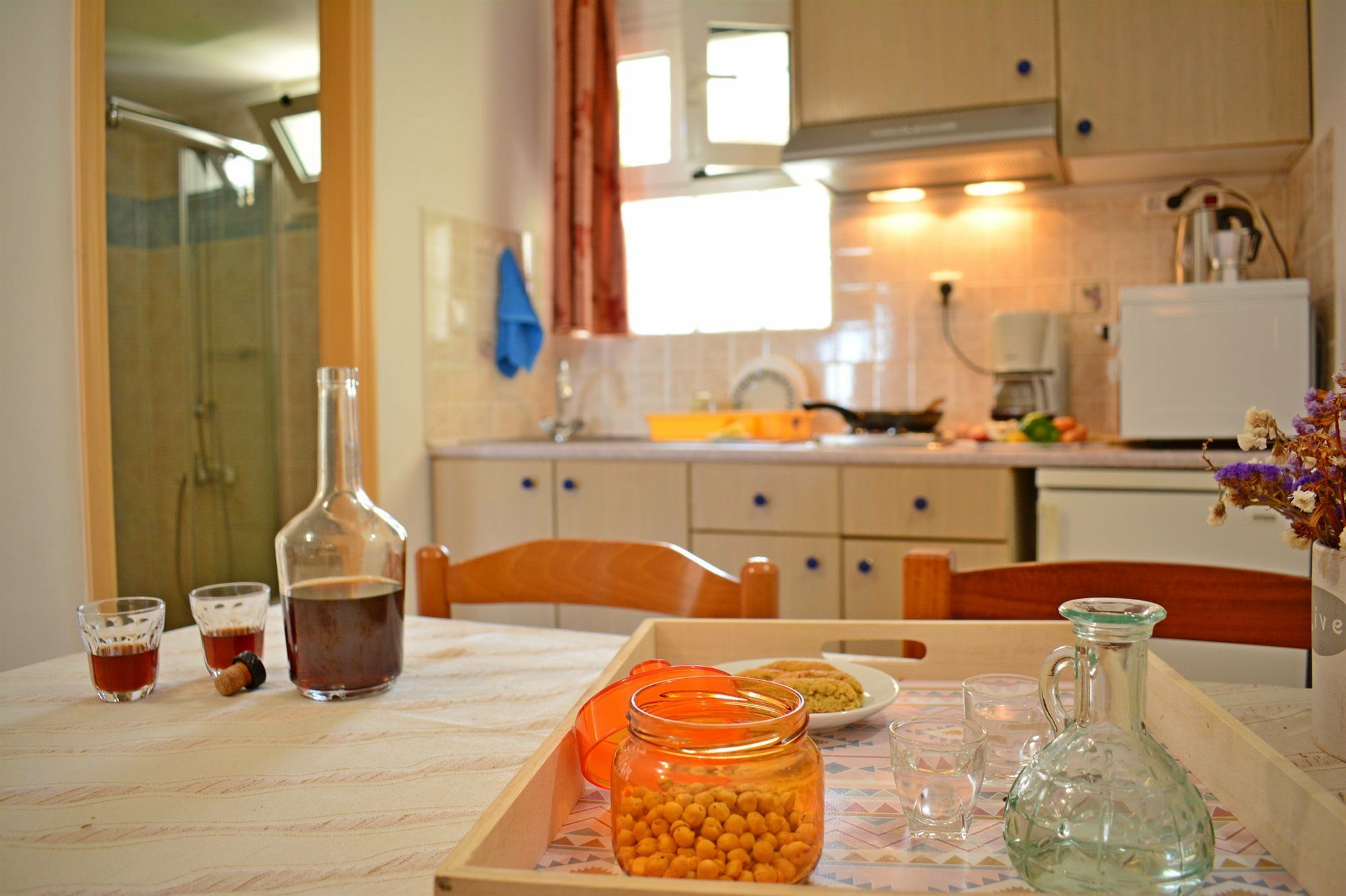 Melina'S House Aparthotel Stalos Bagian luar foto